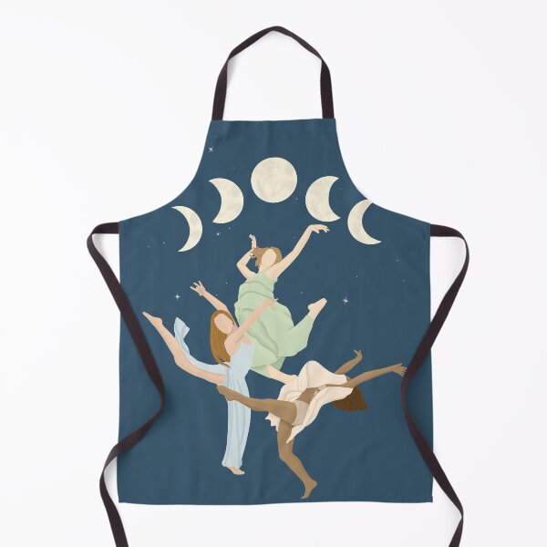 Item preview, Women dancing under moon phases designed and sold by CreativeElle.
