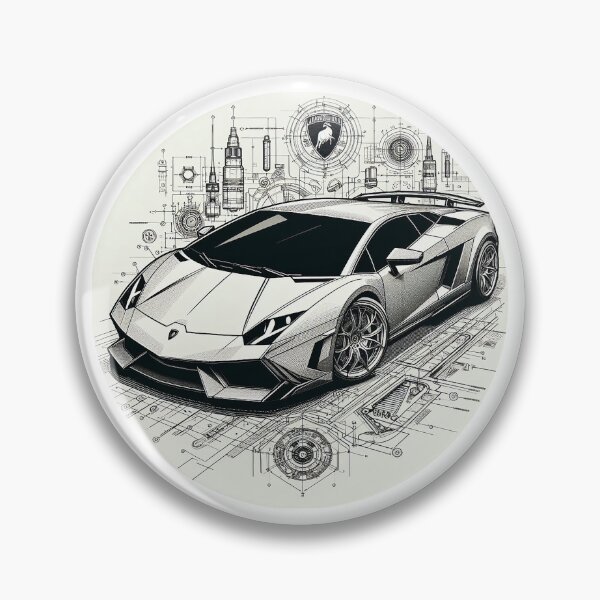 Item preview, Engineering Elegance: The Lamborghini Blueprint designed and sold by MiszungART.