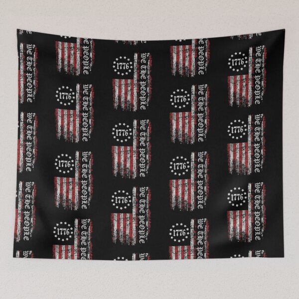 Item preview, We The People 1776, 4th of July Fathers Day, Independence Day, Patriotic Flag, American Patriot Flag  designed and sold by WanderTravels.