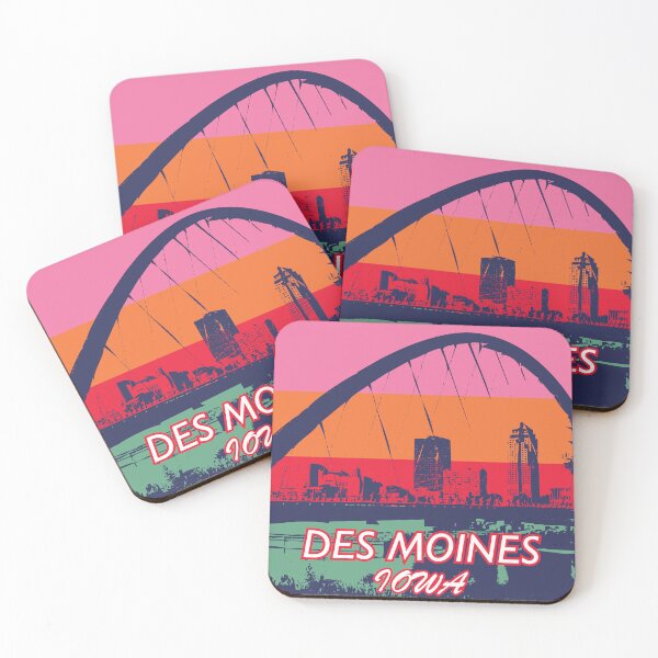 Item preview, Des moine iowa pop art vintage designed and sold by Paintbase.