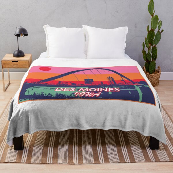 Item preview, Des moine iowa pop art vintage designed and sold by Paintbase.