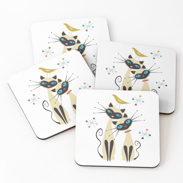 Item preview, Mid Century Modern Cats  designed and sold by Susan Traynor.
