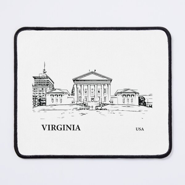 Item preview, Virginia State USA designed and sold by Lakeric Cityscapes.