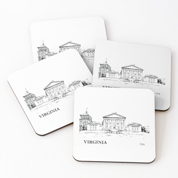 Item preview, Virginia State USA designed and sold by Lakeric Cityscapes.