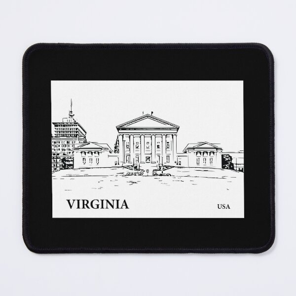Item preview, Virginia State USA designed and sold by Lakeric Cityscapes.