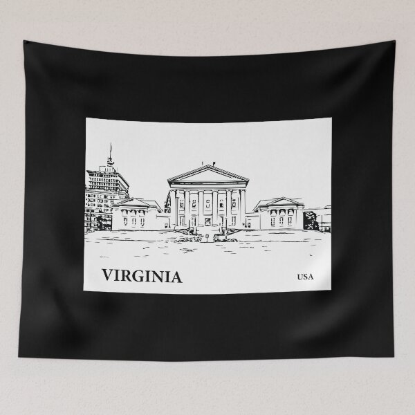 Item preview, Virginia State USA designed and sold by Lakeric Cityscapes.