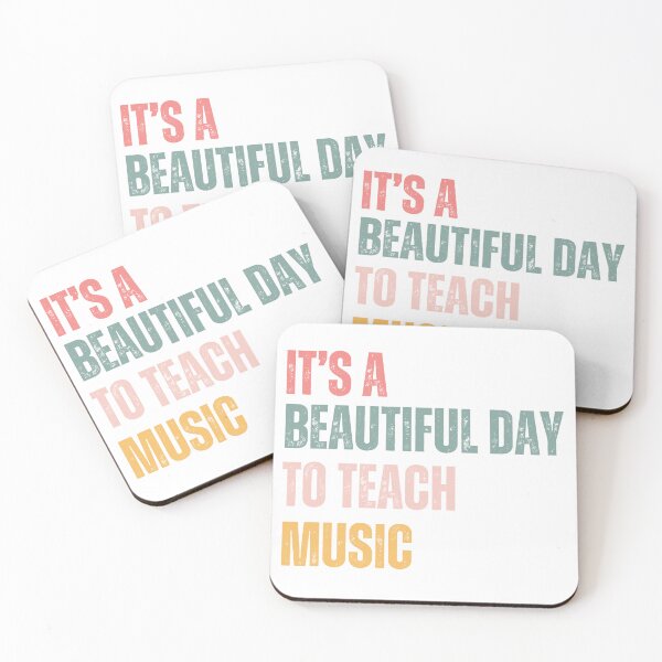 Item preview, It's A Beautiful Day to Teach Music, Music Teacher, Music Teacher appreciation gift,Gift For Music Teacher designed and sold by WanderTravels.
