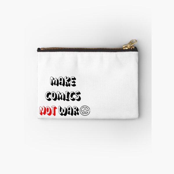 Item preview, Make Comics Not War - funny gift for comic artists designed and sold by ArtYourStyle.