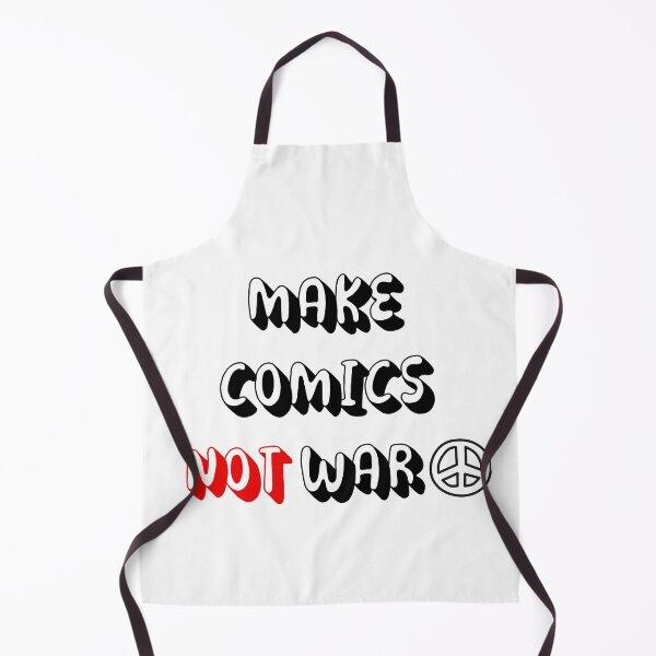 Item preview, Make Comics Not War - funny gift for comic artists designed and sold by ArtYourStyle.