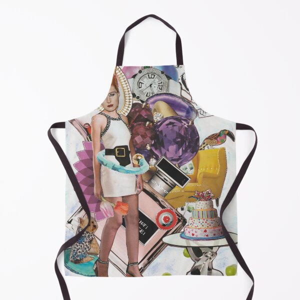 Item preview, Magazine paper Art With Clippings :¨Act Like A Lady Think Like A Queen¨. designed and sold by Artsymirveras.