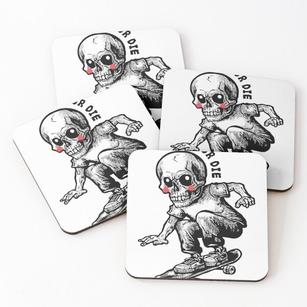 Item preview, Skull skate designed and sold by JiraVibes.