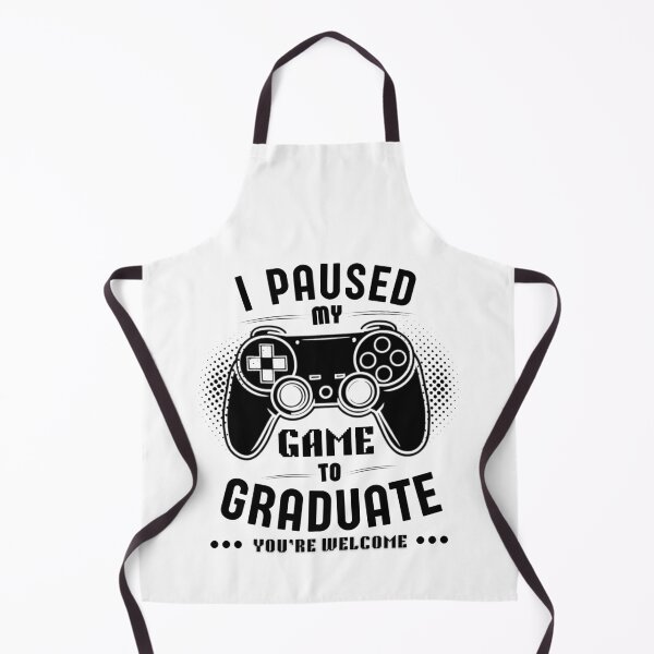 Item preview, I Paused My Game To Graduate - Gamer Humor designed and sold by Teetreasure2.