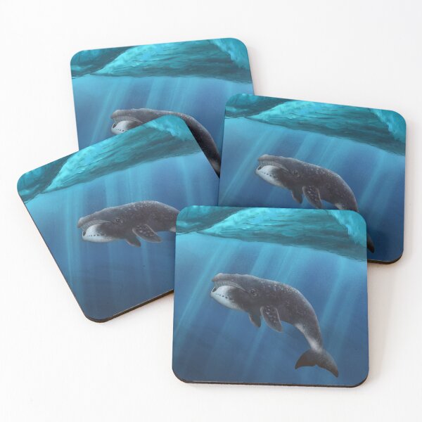 Item preview, Bowhead whale under the ice designed and sold by lenaartcze.