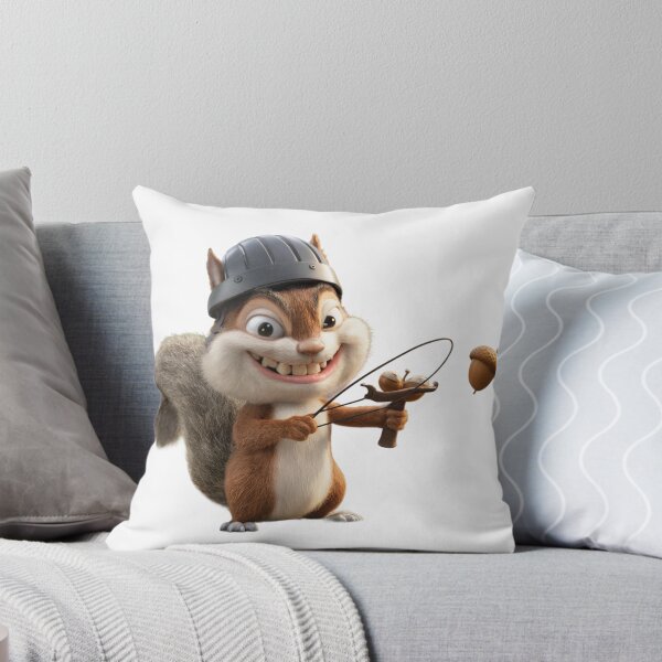 Artikelvorschau, Eichhörnchen mit Schleuder, lustige Grafik entworfen und verkauft von GlassMisst.
