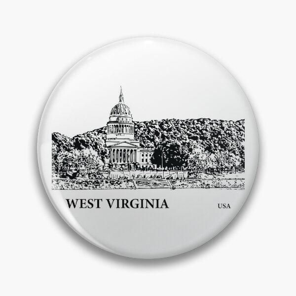 Item preview, West Virginia State USA designed and sold by Lakeric Cityscapes.