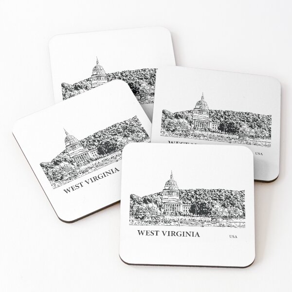 Item preview, West Virginia State USA designed and sold by Lakeric Cityscapes.
