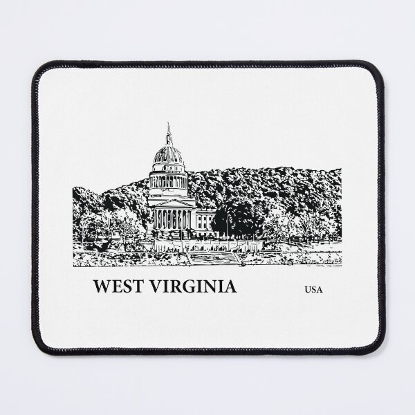 Item preview, West Virginia State USA designed and sold by Lakeric Cityscapes.