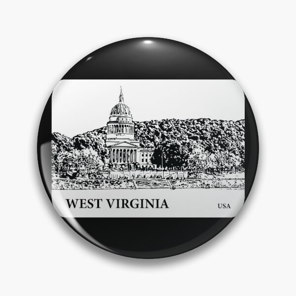 Item preview, West Virginia State USA designed and sold by Lakeric Cityscapes.