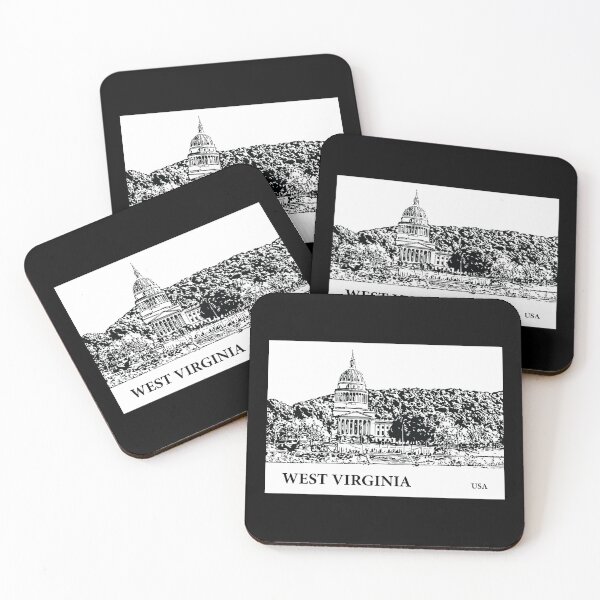 Item preview, West Virginia State USA designed and sold by Lakeric Cityscapes.