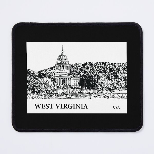 Item preview, West Virginia State USA designed and sold by Lakeric Cityscapes.