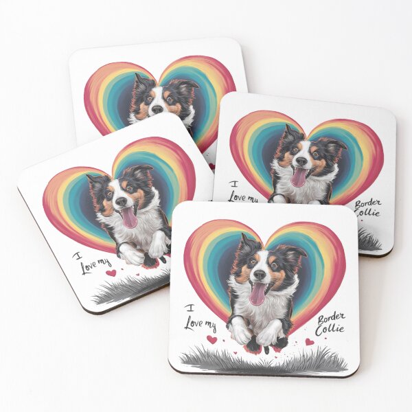 Item preview, I Love My Border Collie  designed and sold by FanaticB.