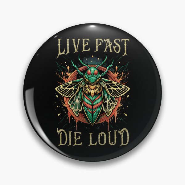Item preview, Live fast, die loud designed and sold by onemoremask.