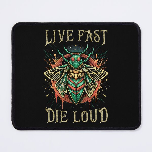 Item preview, Live fast, die loud designed and sold by onemoremask.