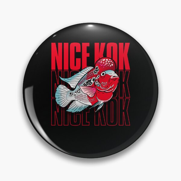 Item preview, Nice Kok Funny Flowerhorn Cichlid Fish Keeper designed and sold by JRRTs.
