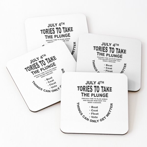 Item preview, Tories To Take The Plunge Fun General Election Design designed and sold by taiche.