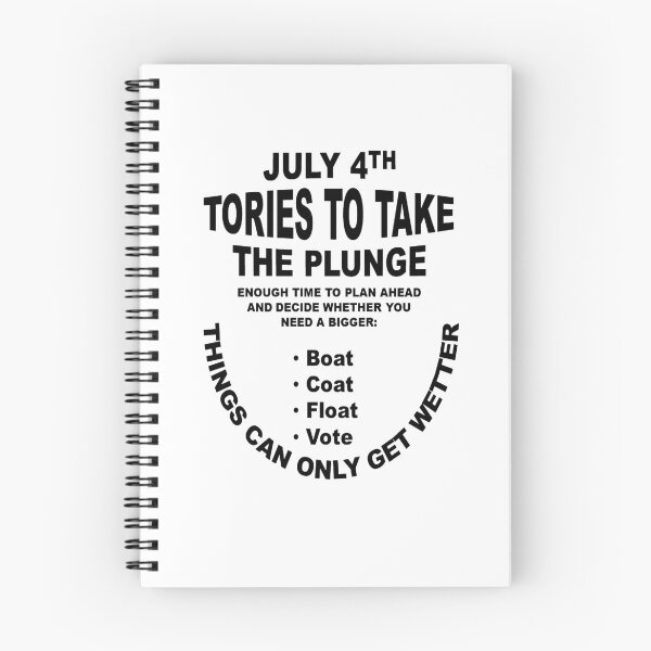 Item preview, Tories To Take The Plunge Fun General Election Design designed and sold by taiche.