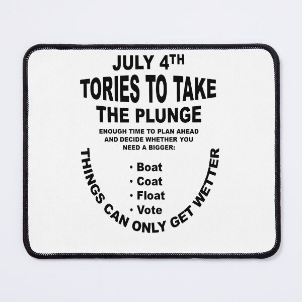 Item preview, Tories To Take The Plunge Fun General Election Design designed and sold by taiche.