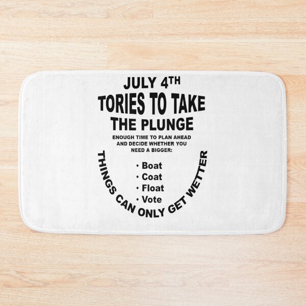 Item preview, Tories To Take The Plunge Fun General Election Design designed and sold by taiche.