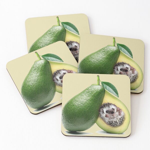 Item preview, CUTE HEDGEHOG  AVACADO designed and sold by THE AMERICAN TEEVANGELIST.
