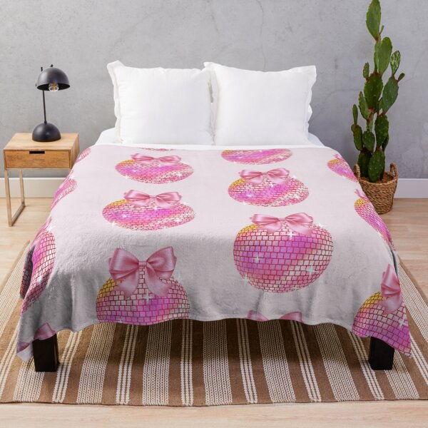 Artikelvorschau, Kokette Discokugel mit rosa Schleife und Schleifen entworfen und verkauft von SunfullyYours.