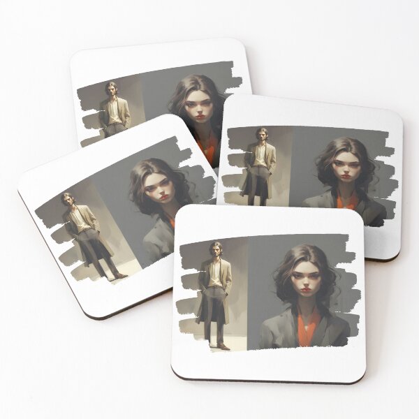 Item preview, Low Art Portraits Of Man And Woman  designed and sold by Jason123za.