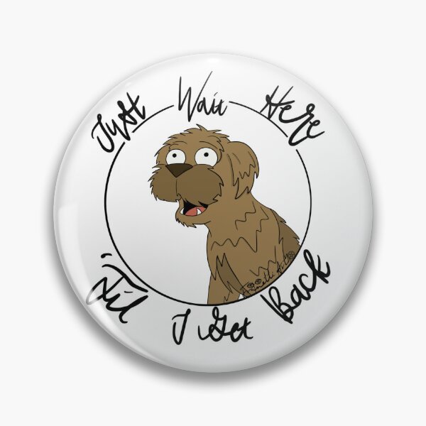 Item preview, Just Wait Here designed and sold by FranettiArt.