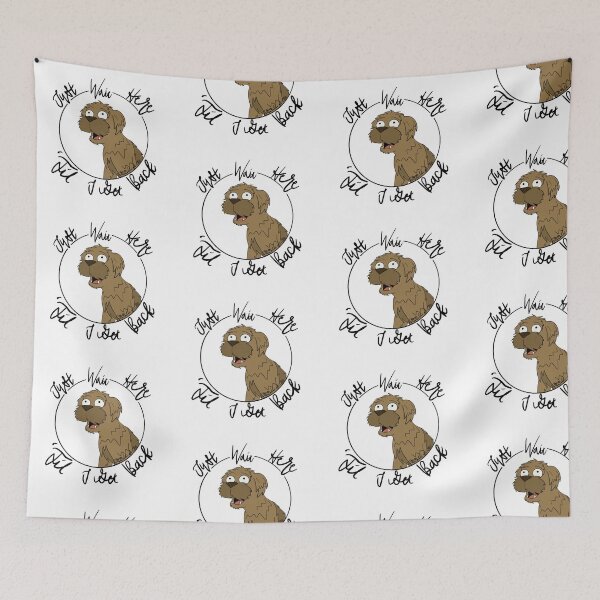 Item preview, Just Wait Here designed and sold by FranettiArt.