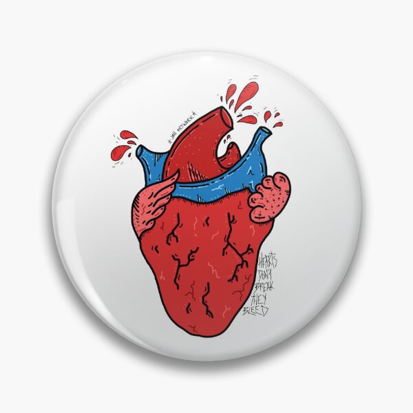 Item preview, Hearts don’t break they bleed designed and sold by JAHartworkStore.