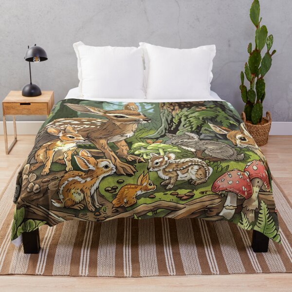 Item preview, Woodland Animals Illustration designed and sold by OccultDreams.