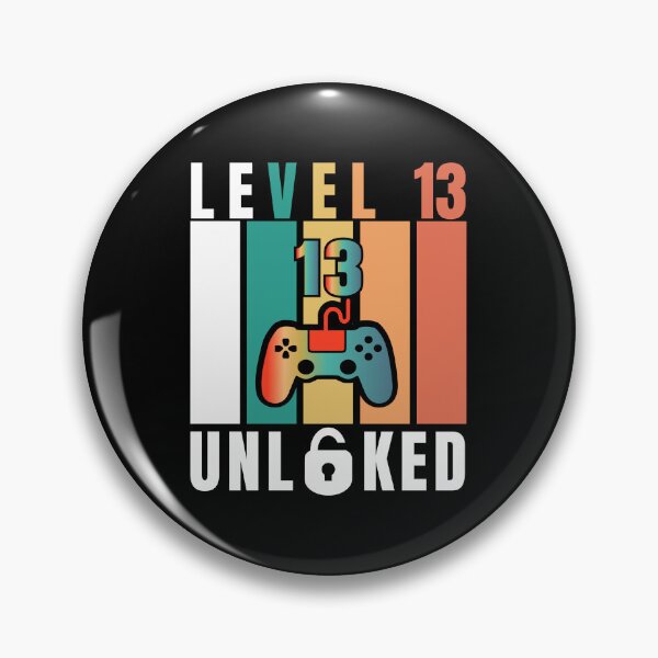 Item preview, Kids Level 13 Unlocked Funny Video Gamer 13th Birthday Gift designed and sold by Blok45.
