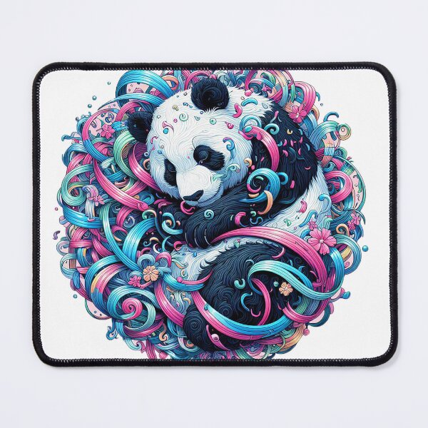 Item preview, Enchanted Panda Dreamscape - Vibrant Artwork designed and sold by MiszungART.