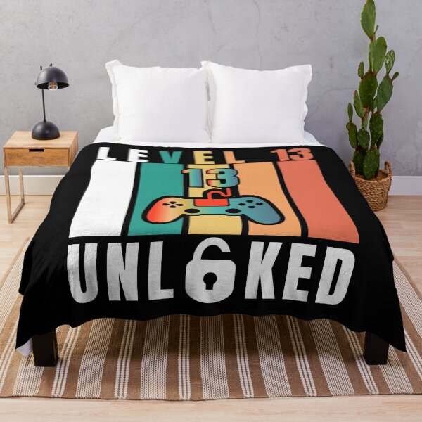 Item preview, Kids Level 13 Unlocked Funny Video Gamer 13th Birthday Gift designed and sold by Blok45.