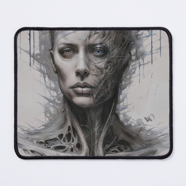 Item preview, The disintegrated abstract human face designed and sold by PixelCraftDSG.