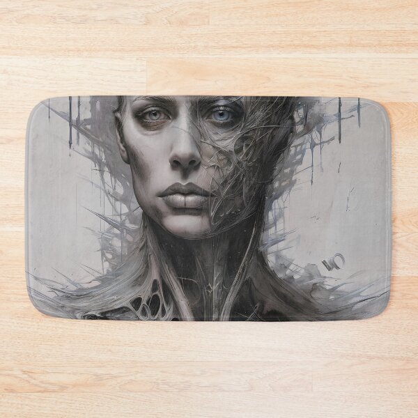 Item preview, The disintegrated abstract human face designed and sold by PixelCraftDSG.