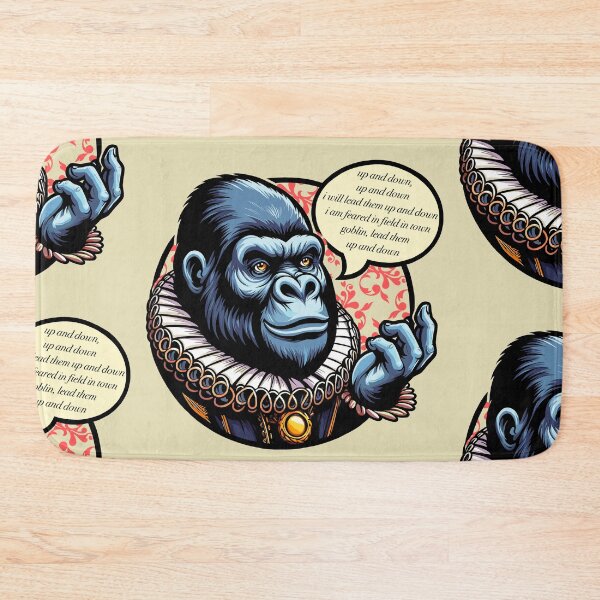 Item preview, Shakespearean Gorilla Quoting “A Midsummer Night’s Dream” designed and sold by Ghost on Toast.