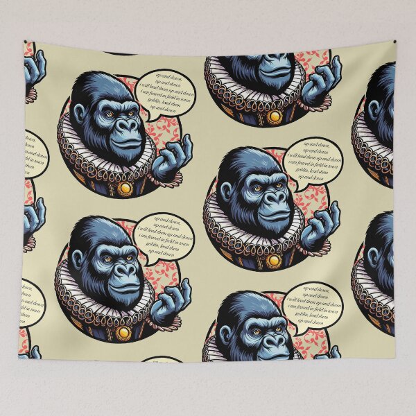 Item preview, Shakespearean Gorilla Quoting “A Midsummer Night’s Dream” designed and sold by Ghost on Toast.
