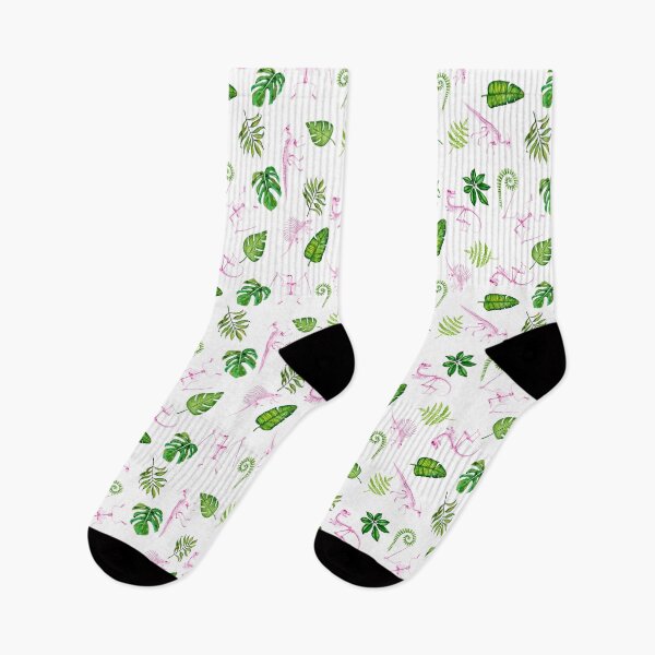 Artikelvorschau, Rosa Dinosaurierskelette mit Dschungelflora entworfen und verkauft von EdmondsLove.