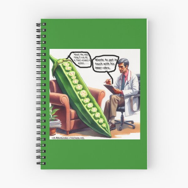 Item preview, Okra In Therapy To Get In Touch With His Inner-Okra designed and sold by Rick London Gifts.