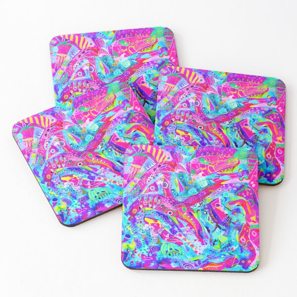 Item preview, 662. Vibrant Whimsy: A Kaleidoscope of Abstract Delight designed and sold by Veera Zukova.