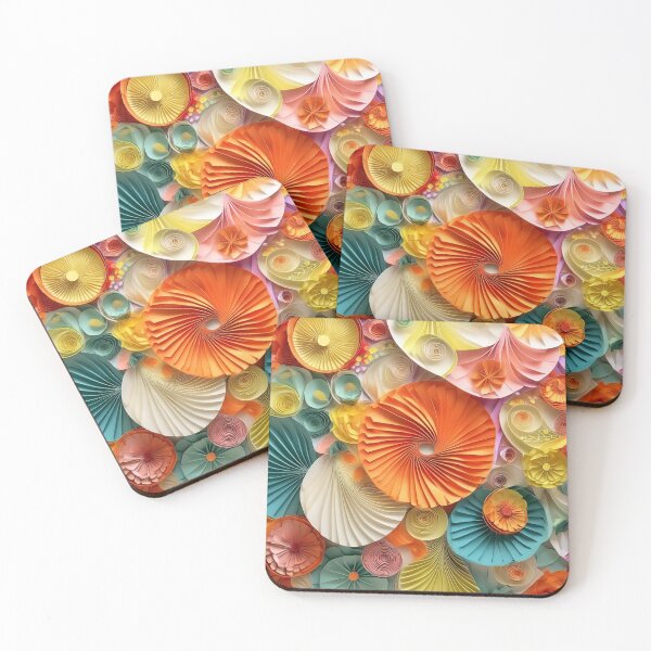 Item preview, Abstract Layered Paper Circles designed and sold by seeitknowit.